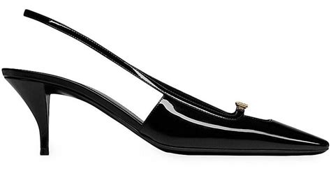 ysl tribute pumps heel height|YSL kitten heels.